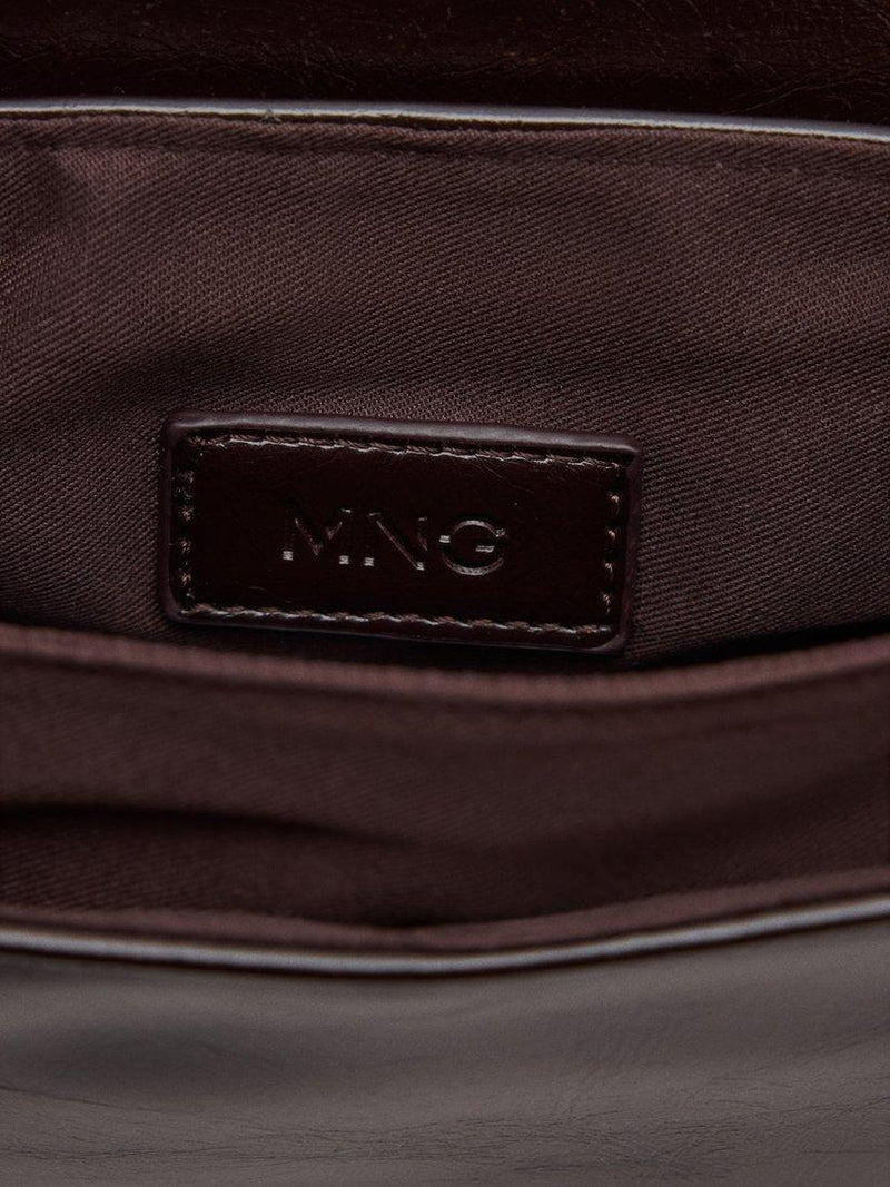 Mango crossbody bag Bordeaux chain strap, UK version