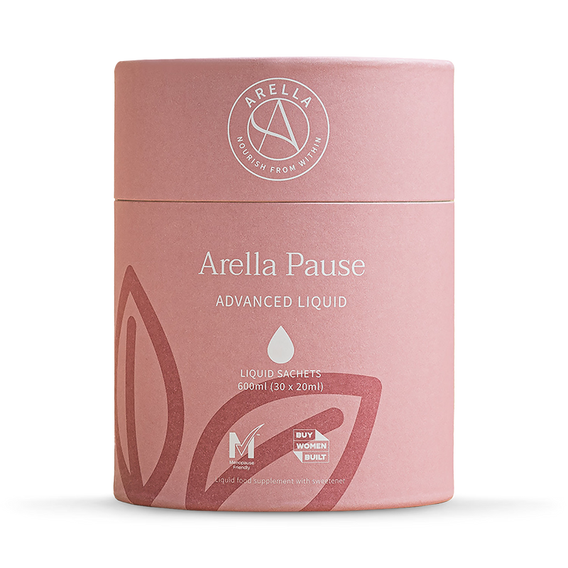 Arella Pause liquid menopause supplement sachets 30 pack (British brand)