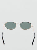 Mango oval sunglasses gold mirrored lenses (British brand)