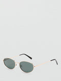 Mango oval sunglasses gold mirrored lenses (British brand)