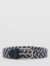 John Lewis Mango Braided Belt Navy- Buy online at McGrocer