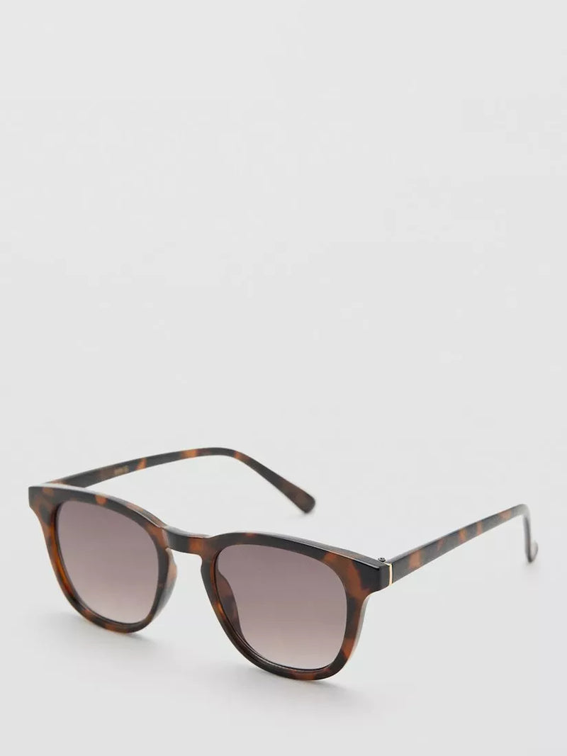 Mango round sunglasses grey frame polycarbonate lenses - British product