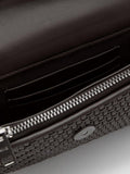 Mango woven crossbody bag brown compact, imported from the UK