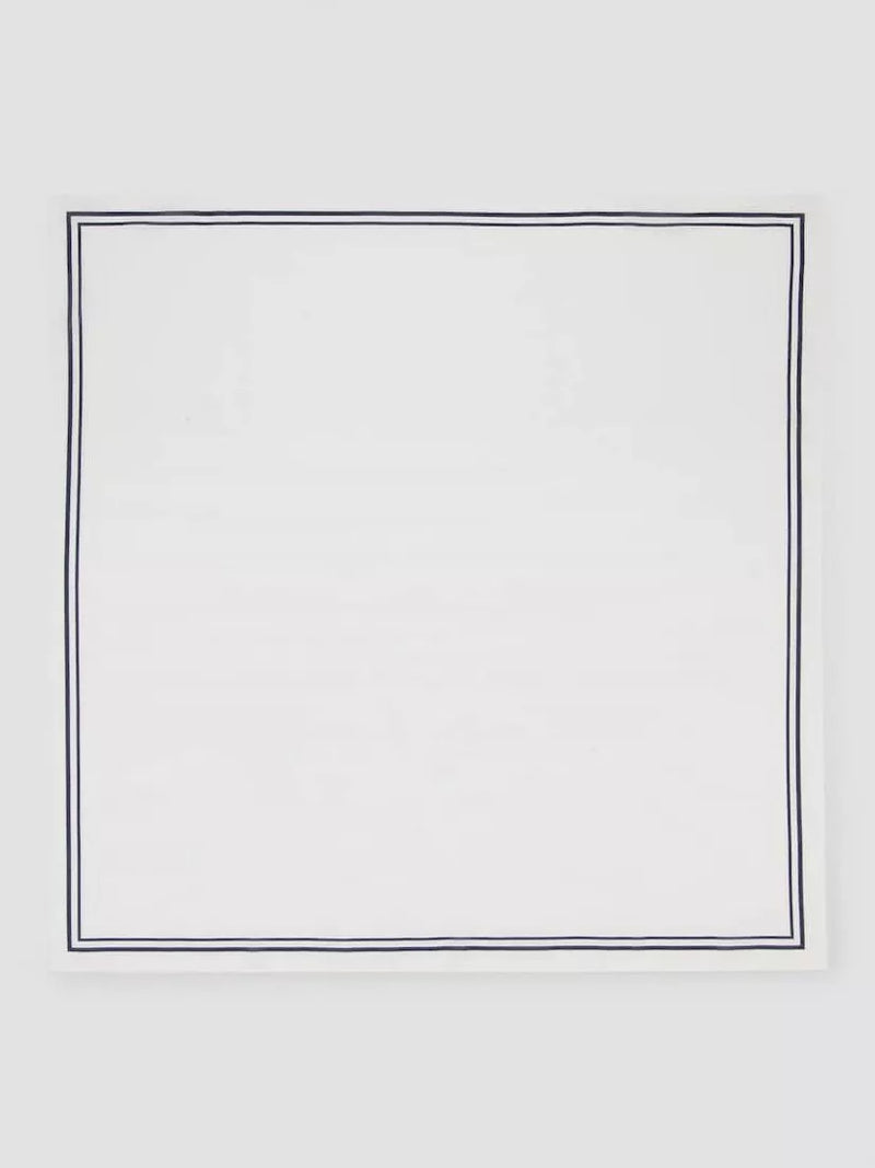 Mango Fular cotton handkerchief white (British brand)