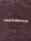 New Balance linear logo hat mulled wine 6 panel - British product