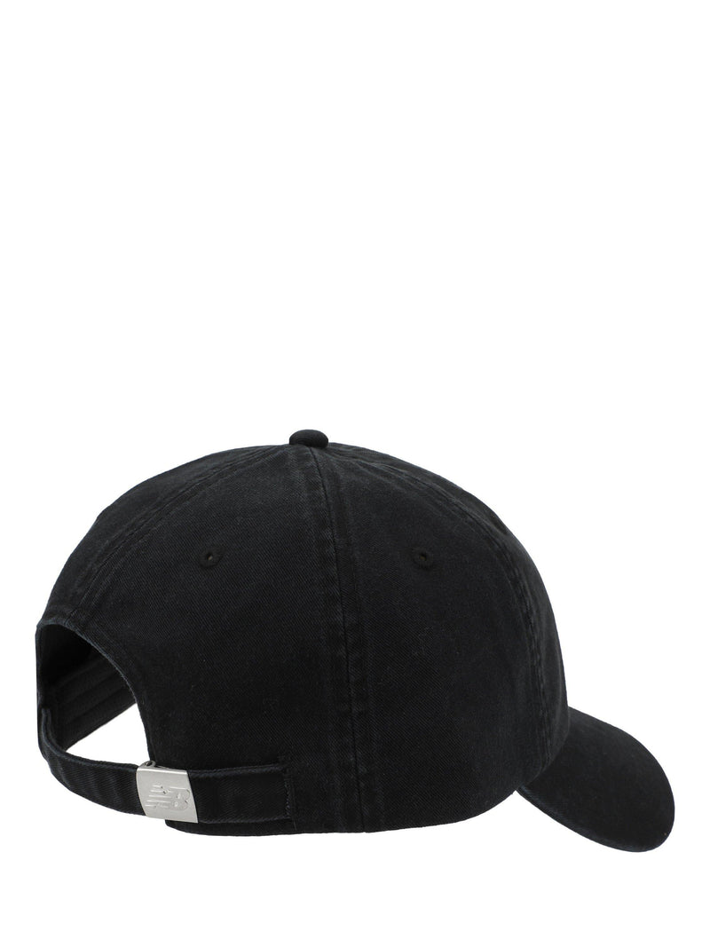New Balance black 6 panel hat, UK version