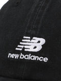 New Balance black 6 panel hat, UK version