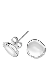 John Lewis Dower & Hall Sterling Silver Pebble Stud Earrings- Buy online at McGrocer