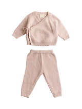 John Lewis Oat & Marl Future Ballerina Baby Knit Set, Delicately Pink- Buy online at McGrocer