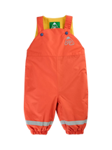 John Lewis Frugi Baby Little Waterproof Dungarees Fire- Buy online at McGrocer