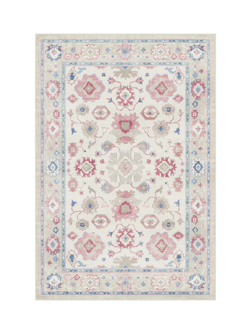 Ruggable x Mrs. Alice Serena Geometric Washable Rug 90cm x 60cm