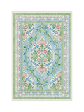 Ruggable Mrs Alice Skye rug Blue Multi 60x90cm (British brand)