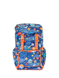 Frugi backpack blue space print - British product