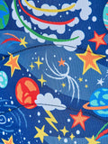 Frugi backpack blue space print - British product