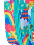 Frugi lunch bag Fun Frenzy rainbow print (British brand)