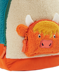 Frugi kids fleece character backpack multi, UK version