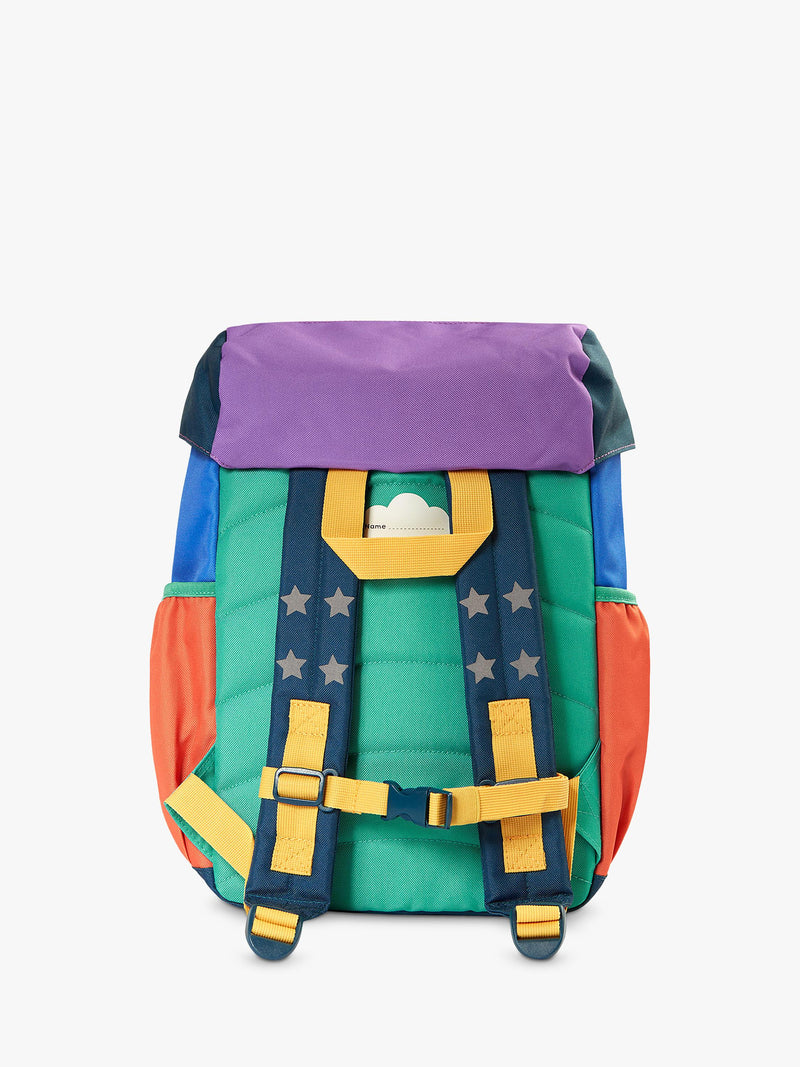 Frugi Navi Colour Block Backpack for kids, imported from the UK