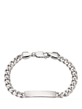Little Star kids ID bracelet curb chain D14cm, imported from the UK