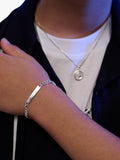 Little Star kids ID bracelet curb chain D14cm, imported from the UK