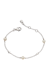 John Lewis Little Star Kids' Anja Pearl and Star Bracelet Silver 17 cm- Buy online at McGrocer