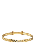 Little Star Inaya gold baby bangle 5cm (British brand)