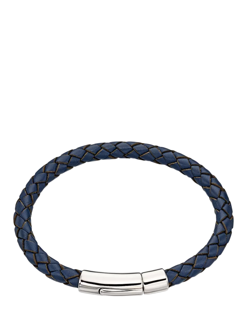Little Star Hugo leather bracelet with silver clasp - British product