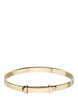John Lewis Little Star Baby Flores Gold Bangle 5cm- Buy online at McGrocer