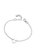 Little Star kids Anna heart charm bracelet silver, imported from the UK