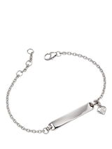 John Lewis Little Star Kids Aisha Charm ID Bracelet Silver- Buy online at McGrocer