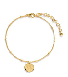 Monica Vinader gold vermeil Siren chain bracelet 15-19cm, imported from the UK
