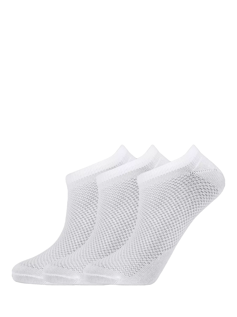 Athlecia Comfort Mesh Low Cut Trainer Socks, Pack of 3
