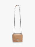 Pre-loved Fendi Kan I leather crossbody bag in brown - British product