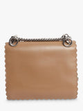 Pre-loved Fendi Kan I leather crossbody bag in brown - British product
