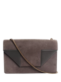 SAINT LAURENT Betty suede chain bag brown 27.5cm - British product