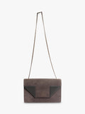 SAINT LAURENT Betty suede chain bag brown 27.5cm - British product
