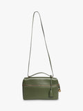 Pre-loved Loro Piana green leather crossbody bag - British product