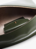 Pre-loved Loro Piana green leather crossbody bag - British product