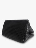 Bottega Veneta black intrecciato leather top handle bag - British product