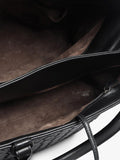 Bottega Veneta black intrecciato leather top handle bag - British product