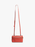 Pre-loved Loro Piana pink ostrich leather crossbody bag (British brand)