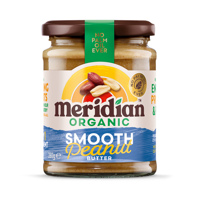 Holland & Barrett Meridian Organic Peanut Butter Smooth 280g- Buy online at McGrocer