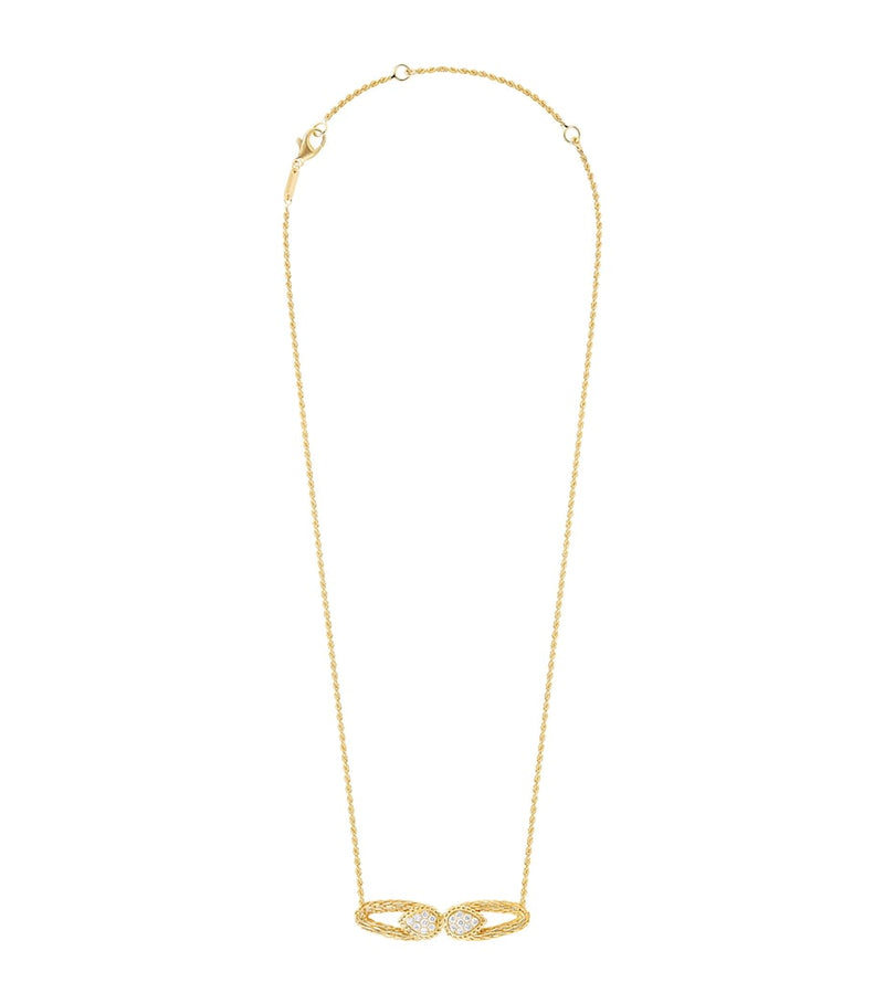Boucheron Serpent Bohème Gelbgold Diamant Vintage Halskette 38-44cm, UK Version