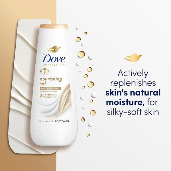 Dove Nourishing Silk Shower Gel 400ml - British product