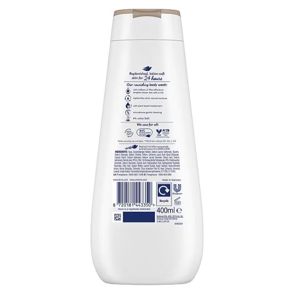 Dove Nourishing Silk Shower Gel 400ml - British product