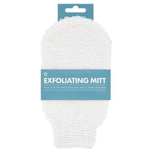 Superdrug Exfoliating Mitt for body care (British brand)