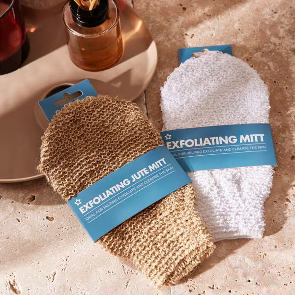 Superdrug Exfoliating Mitt for body care (British brand)