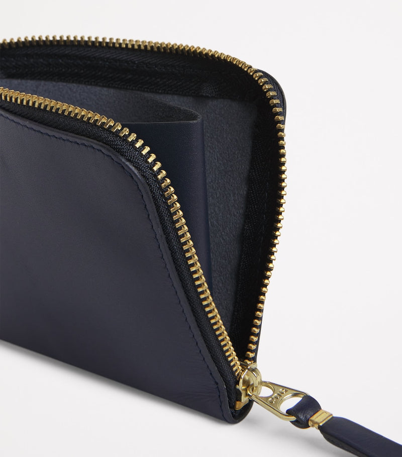 Comme Des Garçons zipped leather wallet, British product