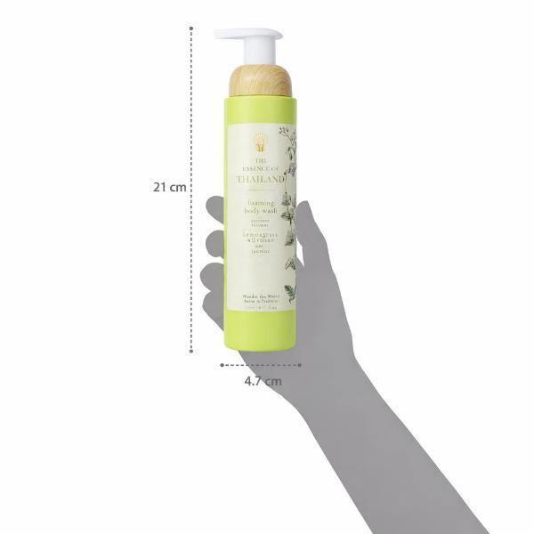 Wanderflower foaming body wash lemongrass jasmine 240ml, UK version
