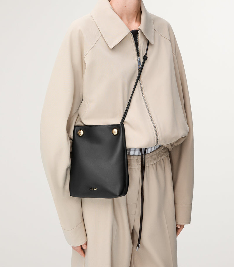 LOEWE leather Pebble cross-body bag - British product