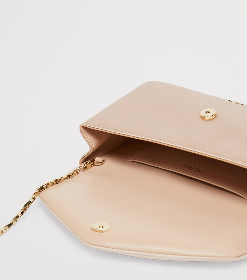 Max Mara satin clutch bag, UK version
